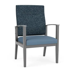 Mason Street Wood Oversize Patient Chair in Standard Upholstery