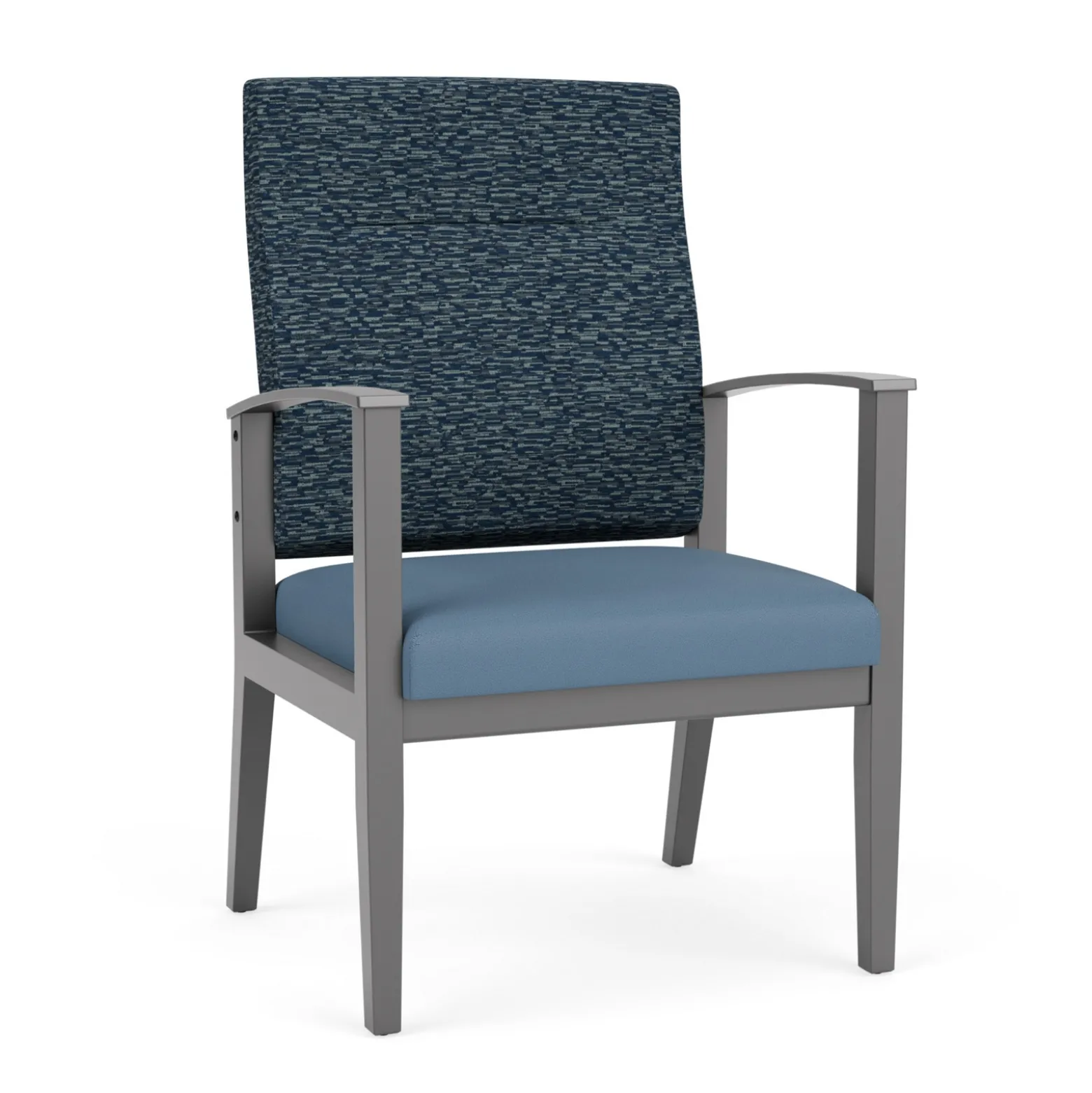 Mason Street Wood Oversize Patient Chair in Standard Upholstery