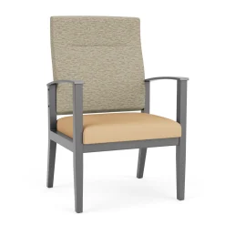 Mason Street Wood Oversize Patient Chair in Standard Upholstery