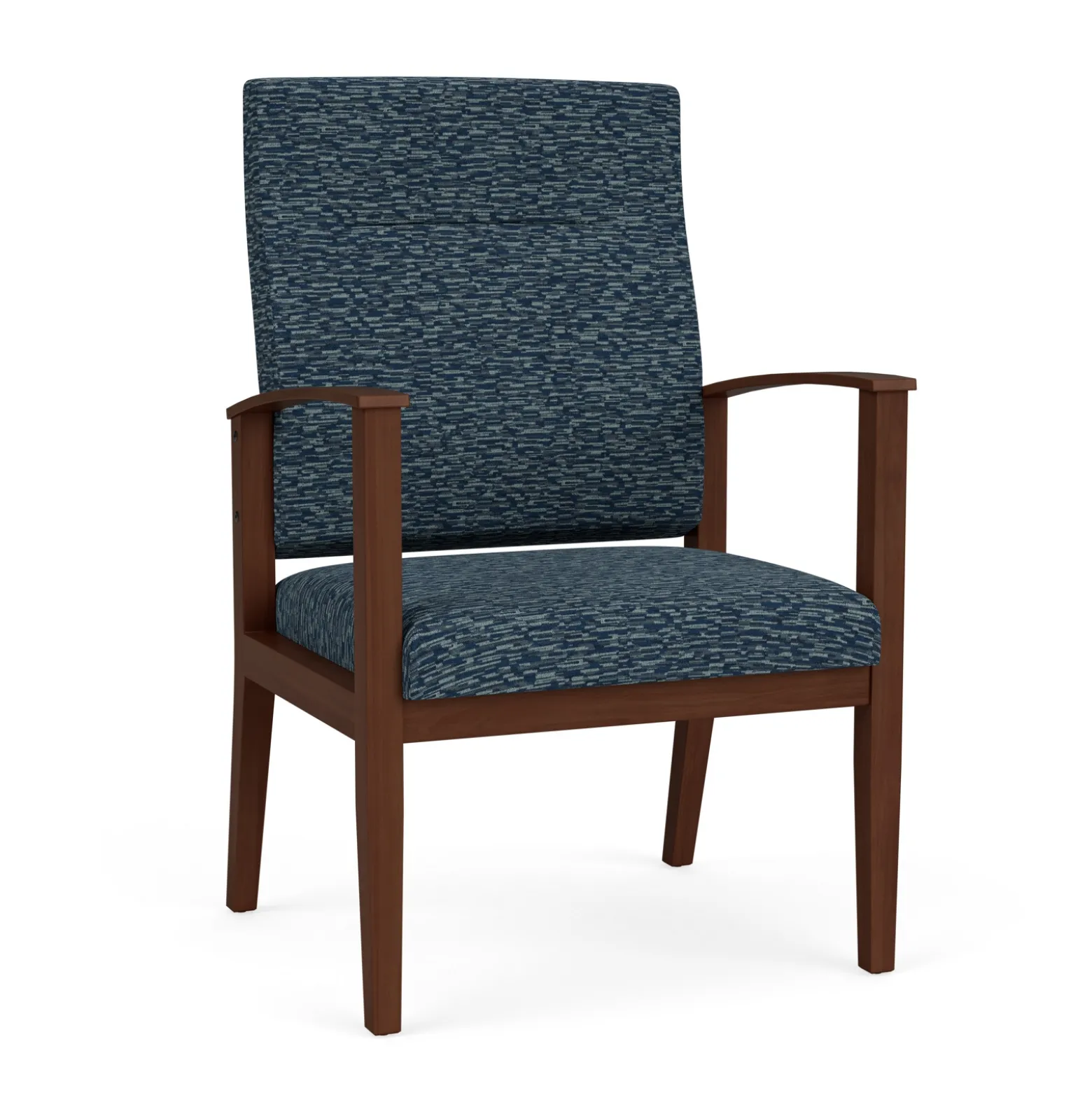 Mason Street Wood Oversize Patient Chair in Standard Upholstery