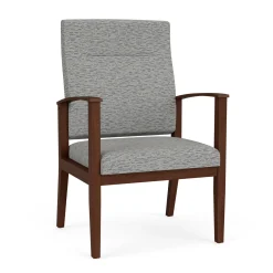 Mason Street Wood Oversize Patient Chair in Standard Upholstery