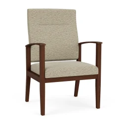 Mason Street Wood Oversize Patient Chair in Standard Upholstery