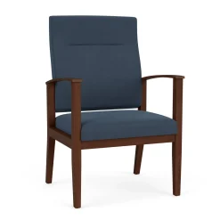 Mason Street Wood Oversize Patient Chair in Standard Upholstery