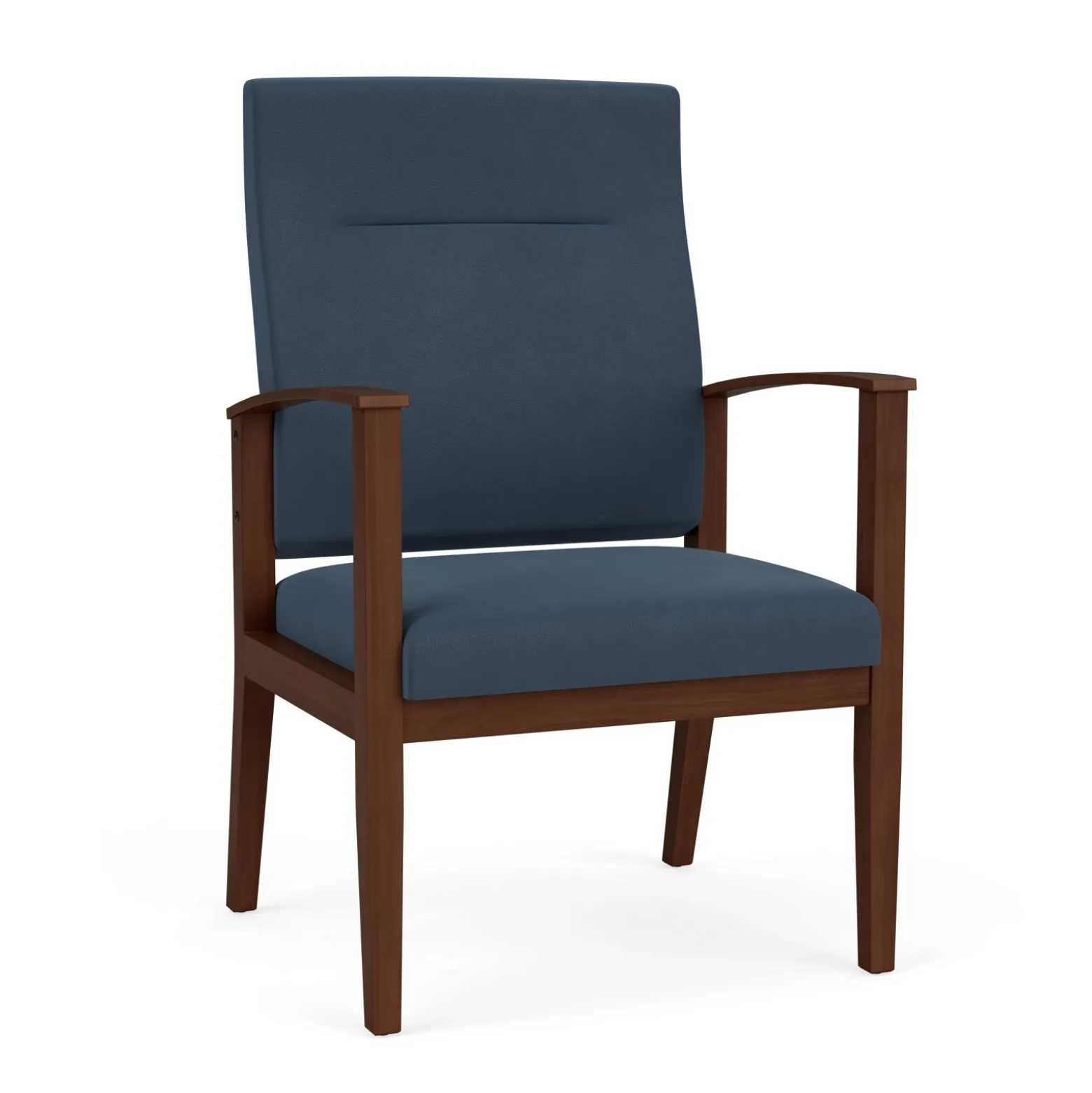 Mason Street Wood Oversize Patient Chair in Standard Upholstery