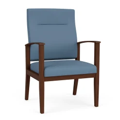 Mason Street Wood Oversize Patient Chair in Standard Upholstery