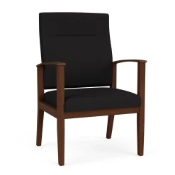 Mason Street Wood Oversize Patient Chair in Standard Upholstery