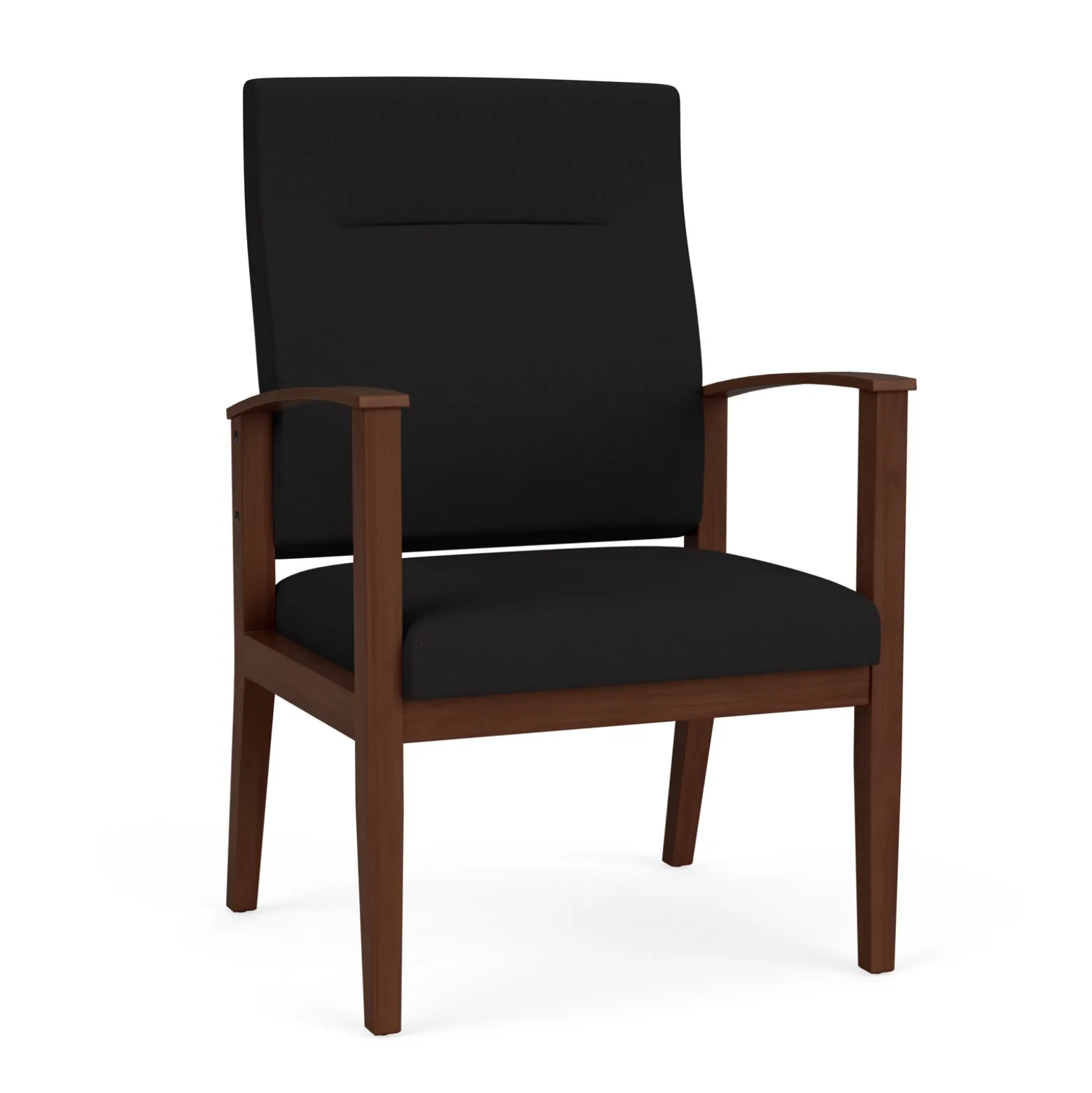 Mason Street Wood Oversize Patient Chair in Standard Upholstery