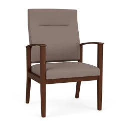 Mason Street Wood Oversize Patient Chair in Standard Upholstery