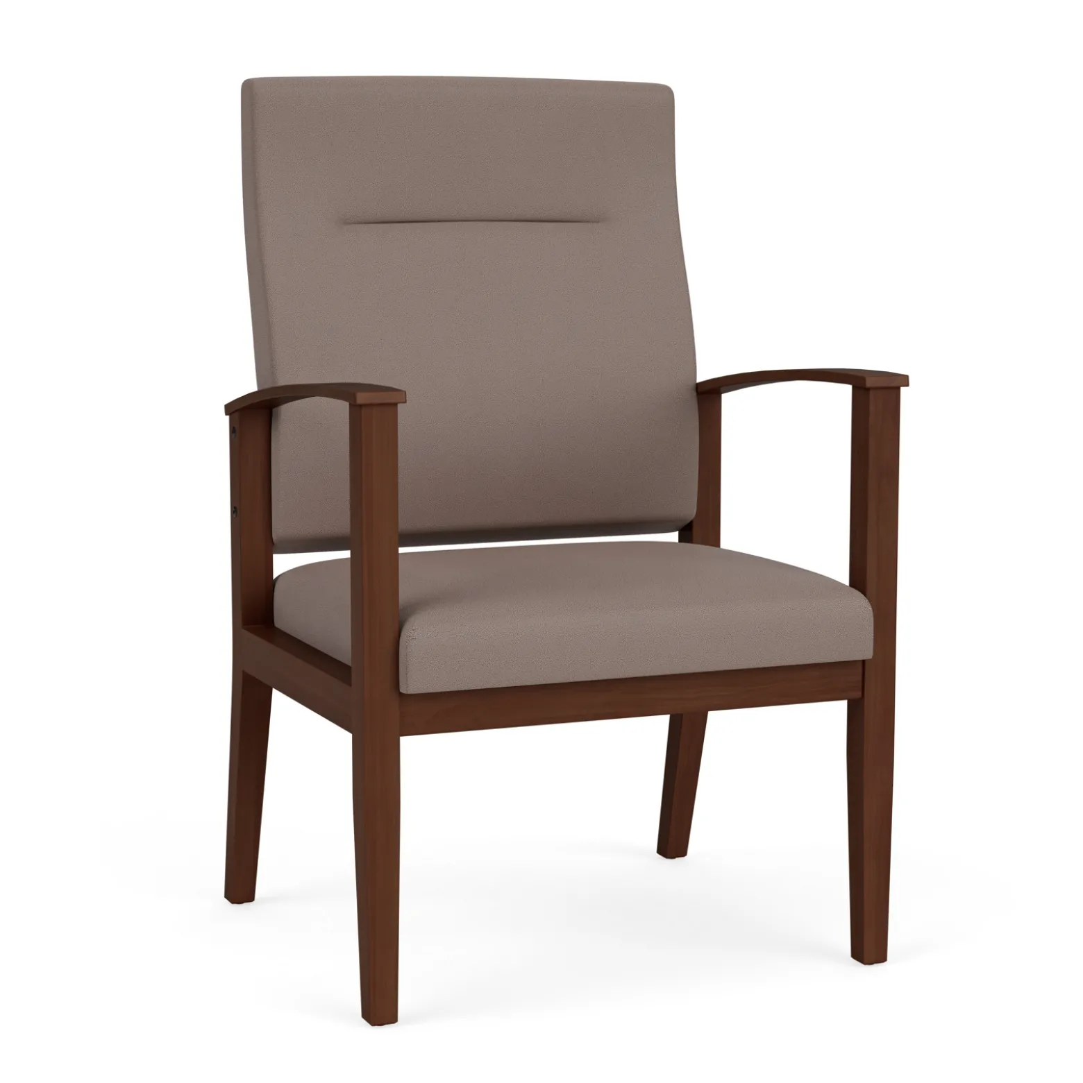 Mason Street Wood Oversize Patient Chair in Standard Upholstery