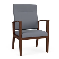 Mason Street Wood Oversize Patient Chair in Standard Upholstery