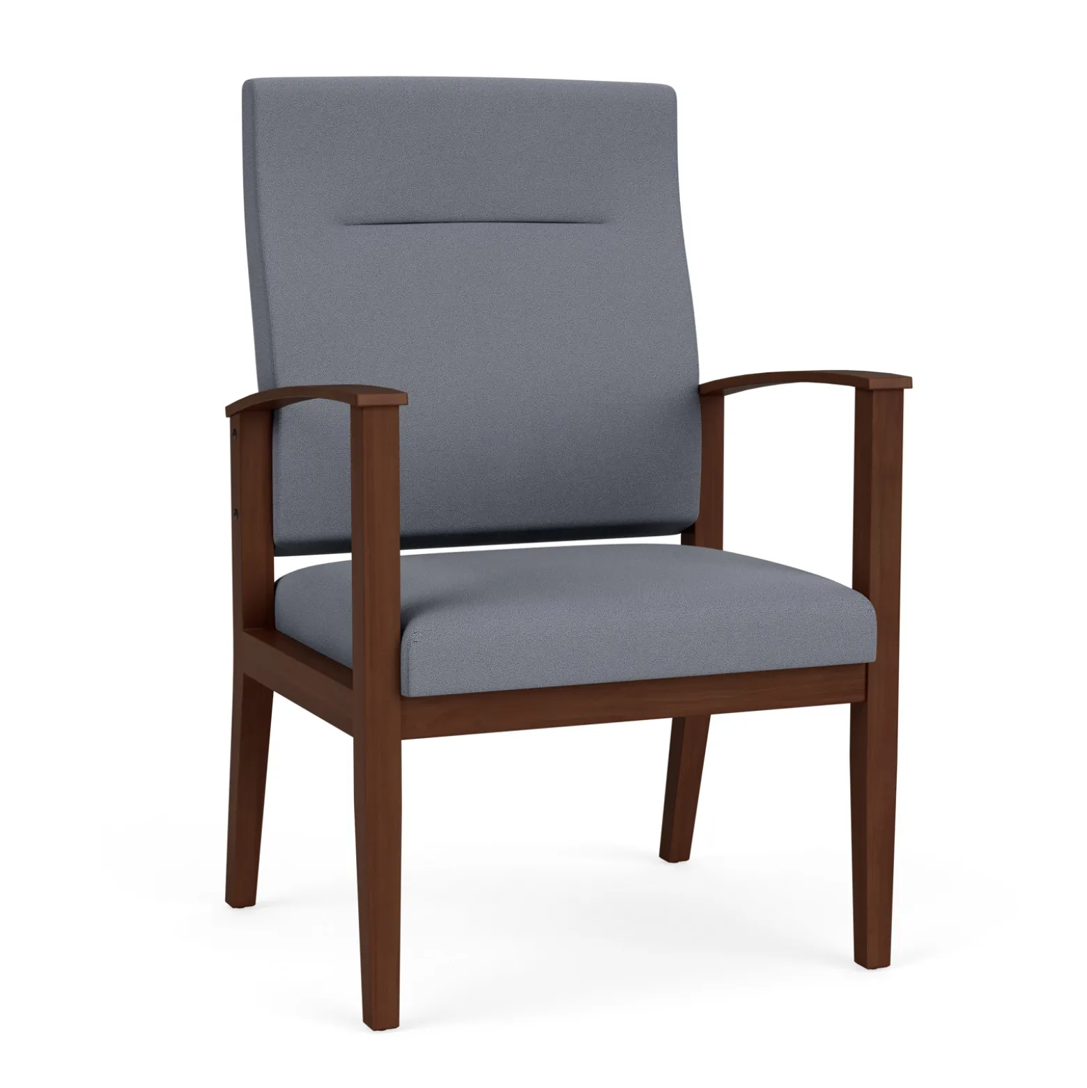 Mason Street Wood Oversize Patient Chair in Standard Upholstery