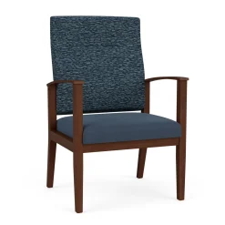 Mason Street Wood Oversize Patient Chair in Standard Upholstery