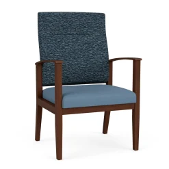 Mason Street Wood Oversize Patient Chair in Standard Upholstery
