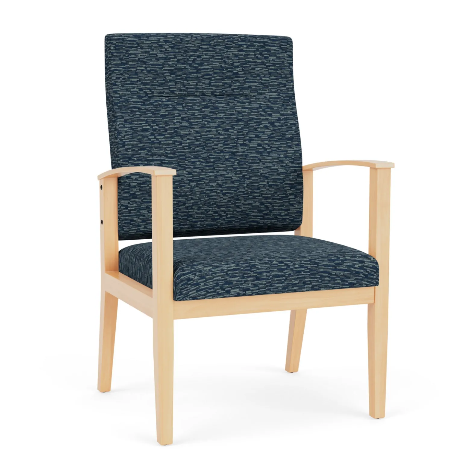 Mason Street Wood Oversize Patient Chair in Standard Upholstery