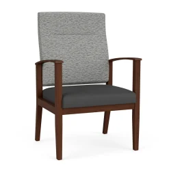Mason Street Wood Oversize Patient Chair in Standard Upholstery