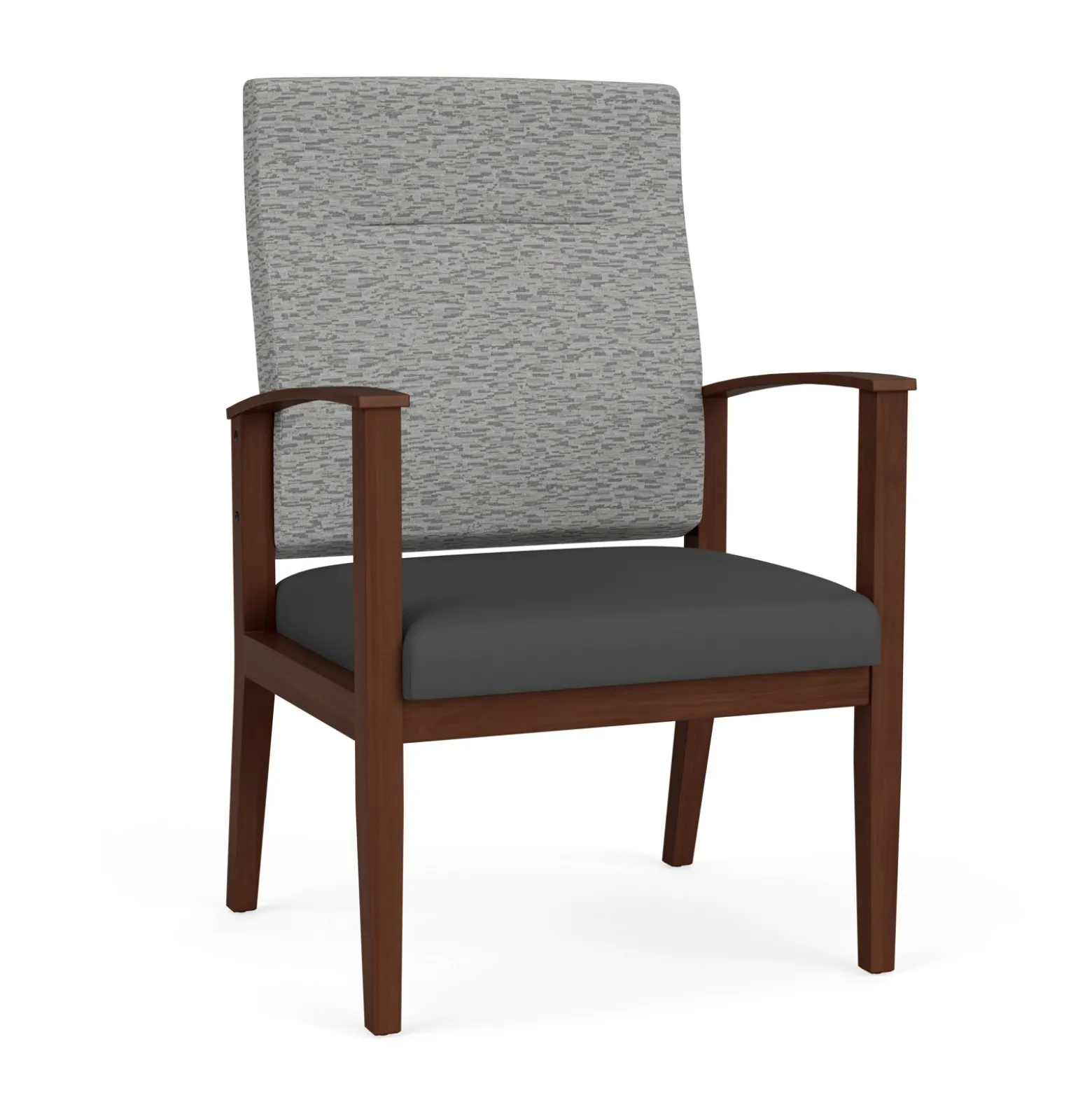 Mason Street Wood Oversize Patient Chair in Standard Upholstery