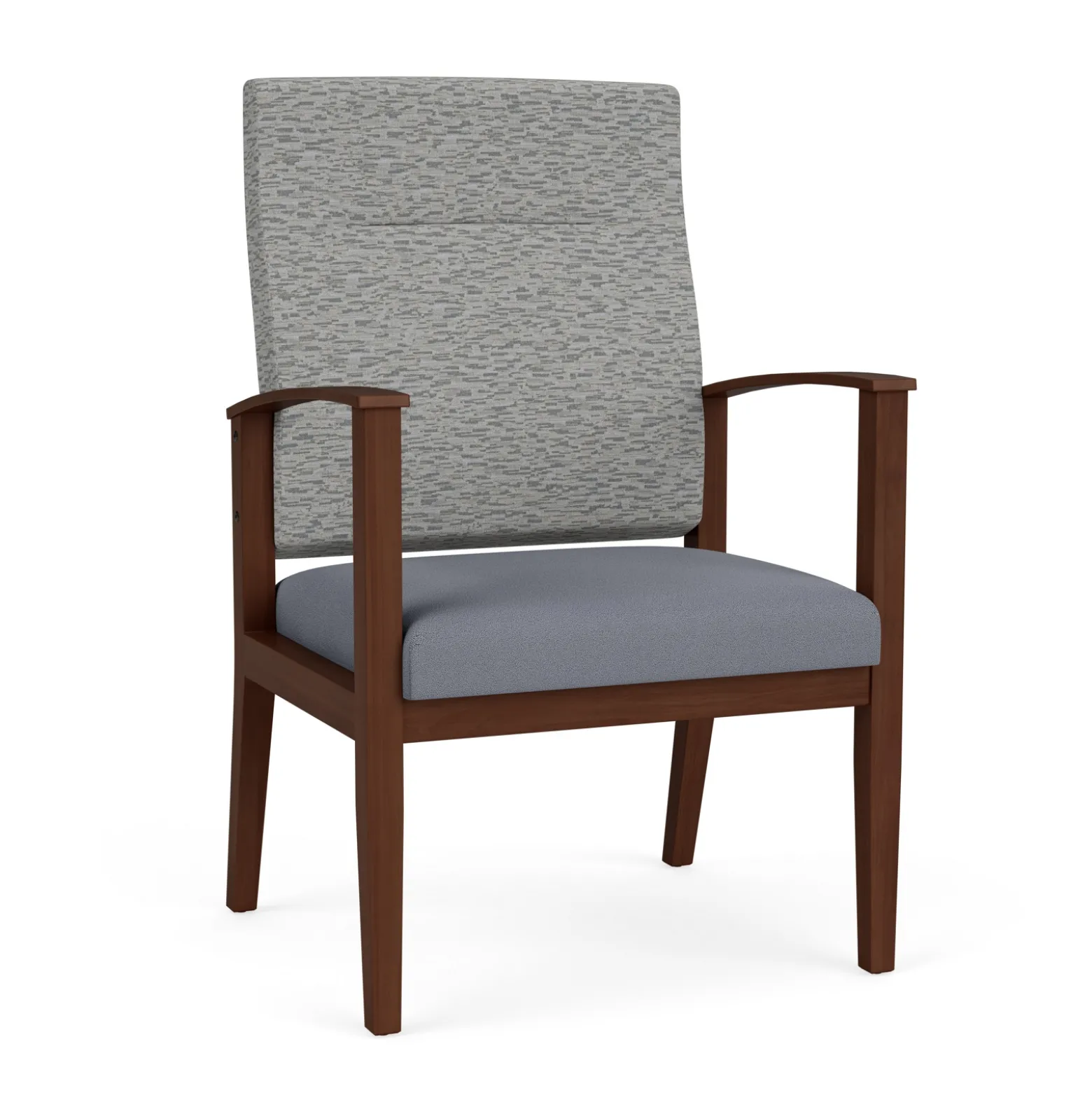 Mason Street Wood Oversize Patient Chair in Standard Upholstery