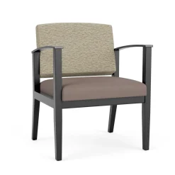 Mason Street Wood Oversized Guest Chair in Standard Upholstery