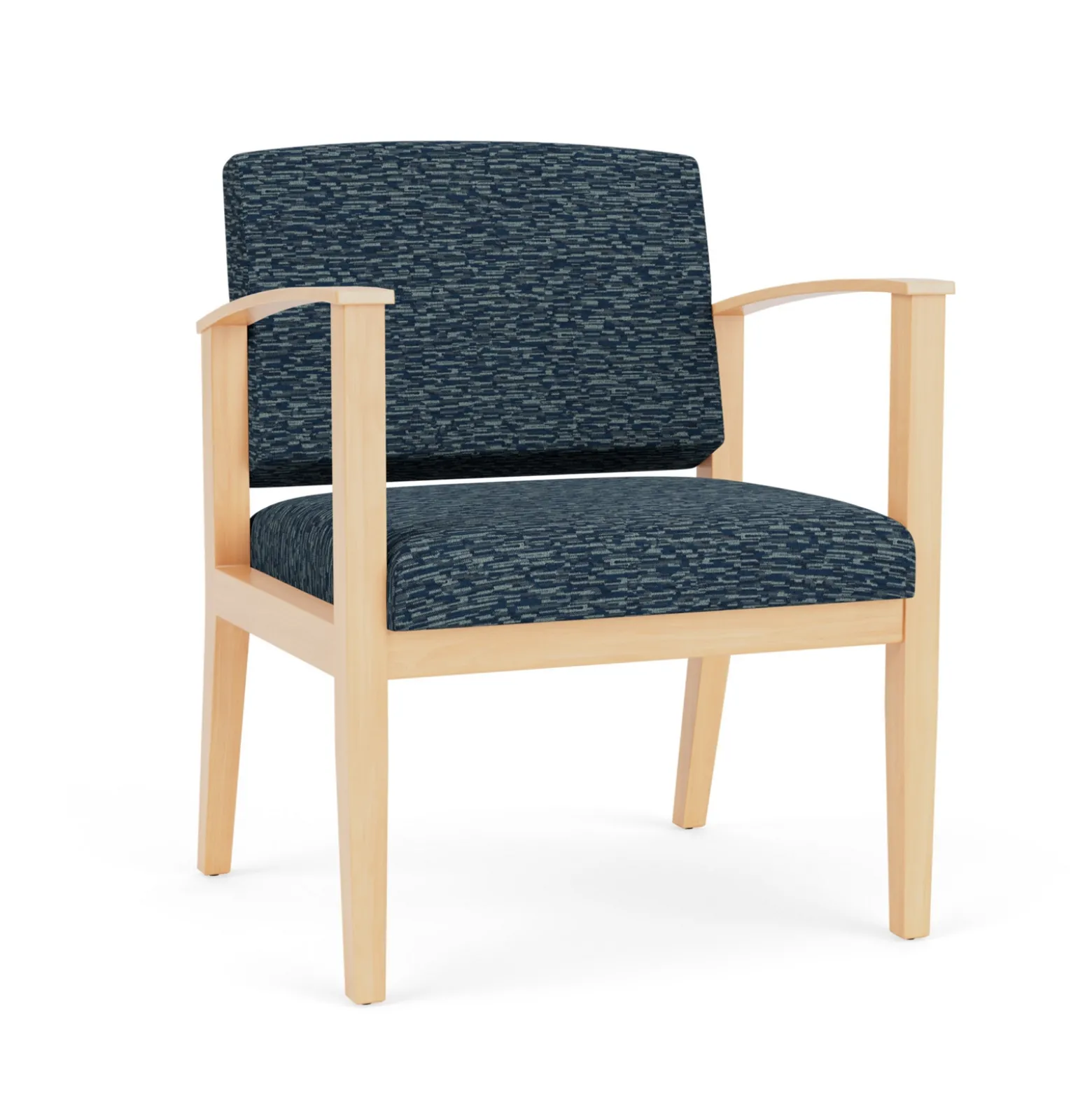 Mason Street Wood Oversized Guest Chair in Standard Upholstery