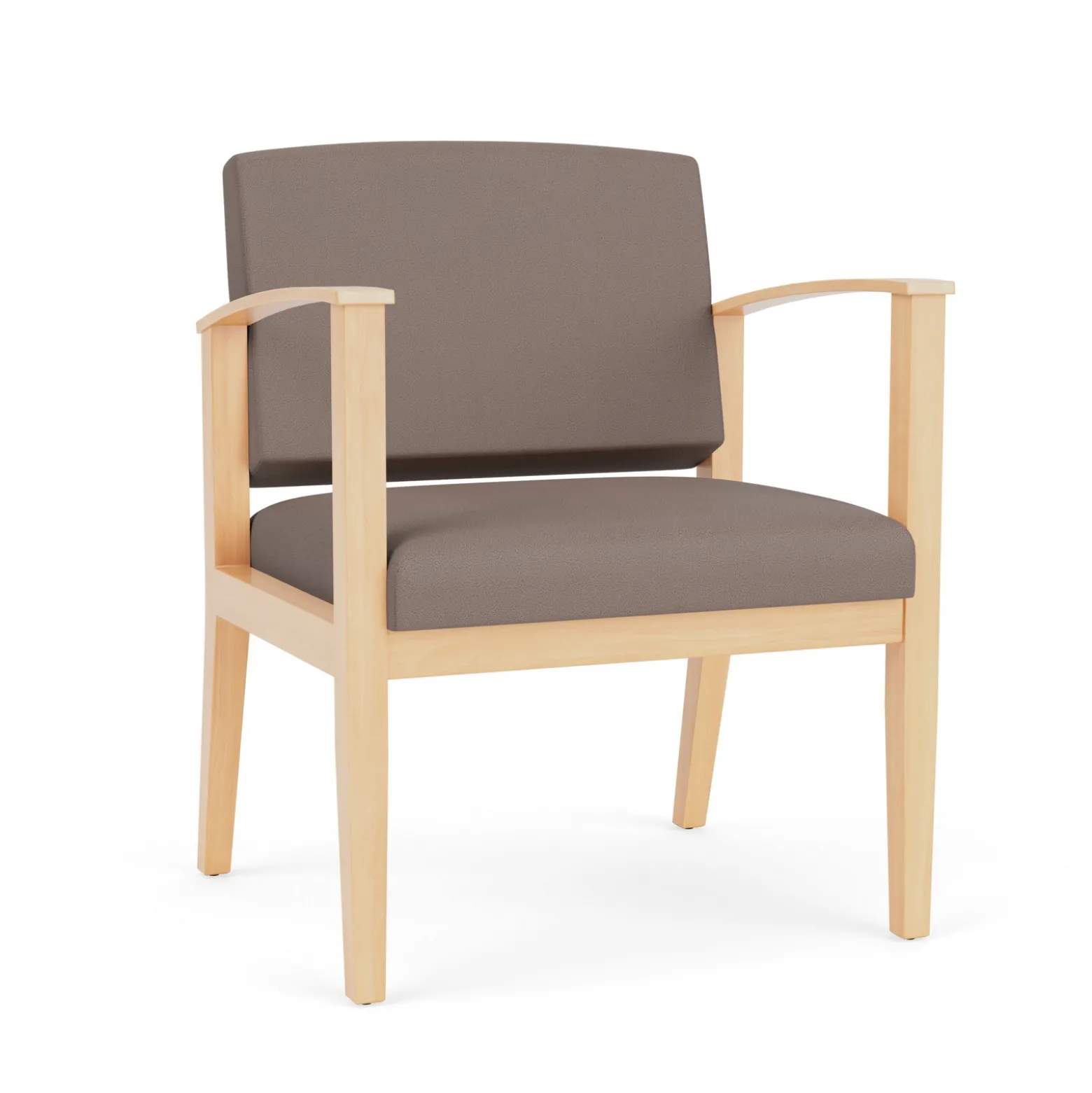 Mason Street Wood Oversized Guest Chair in Standard Upholstery
