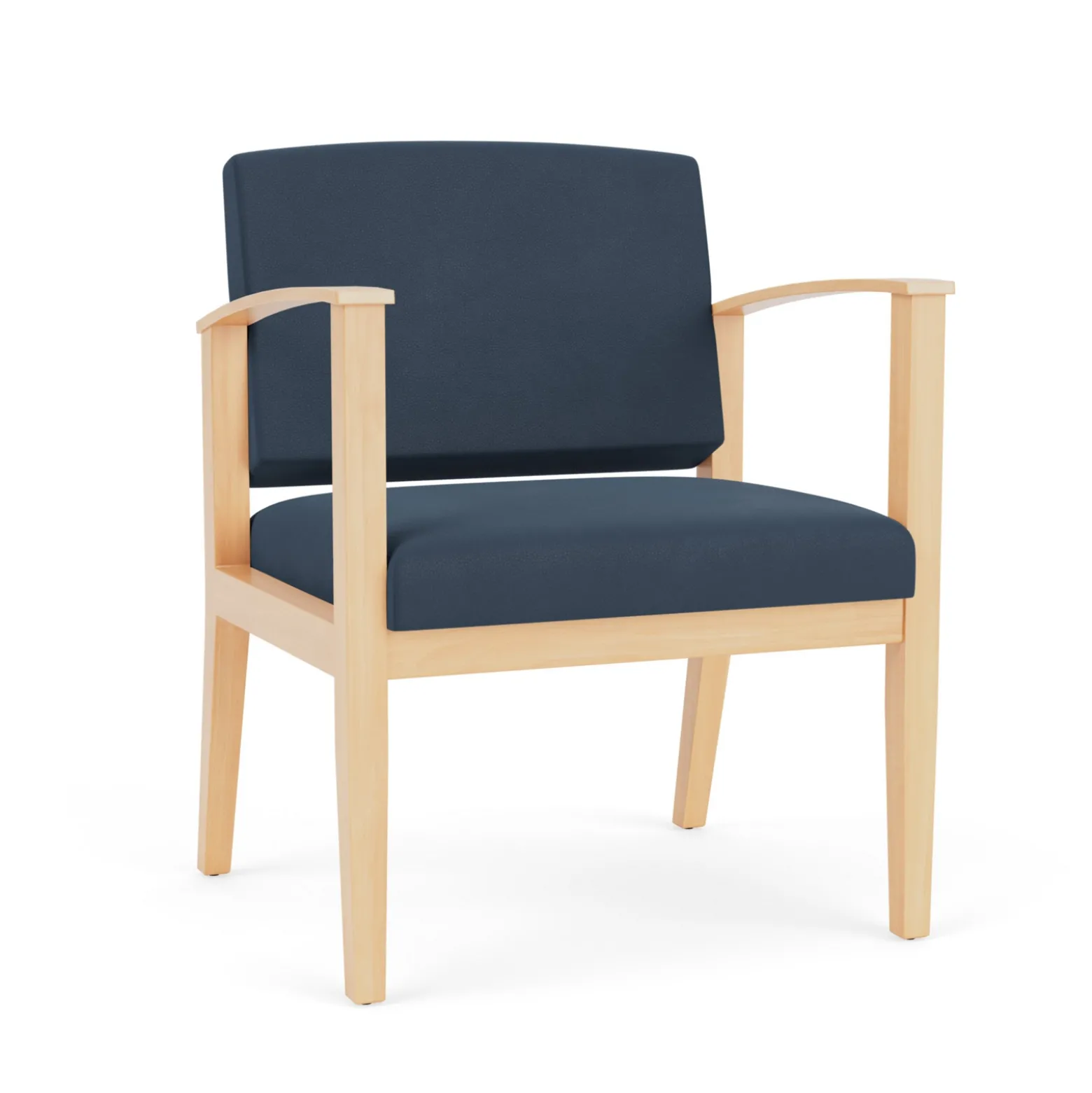 Mason Street Wood Oversized Guest Chair in Standard Upholstery
