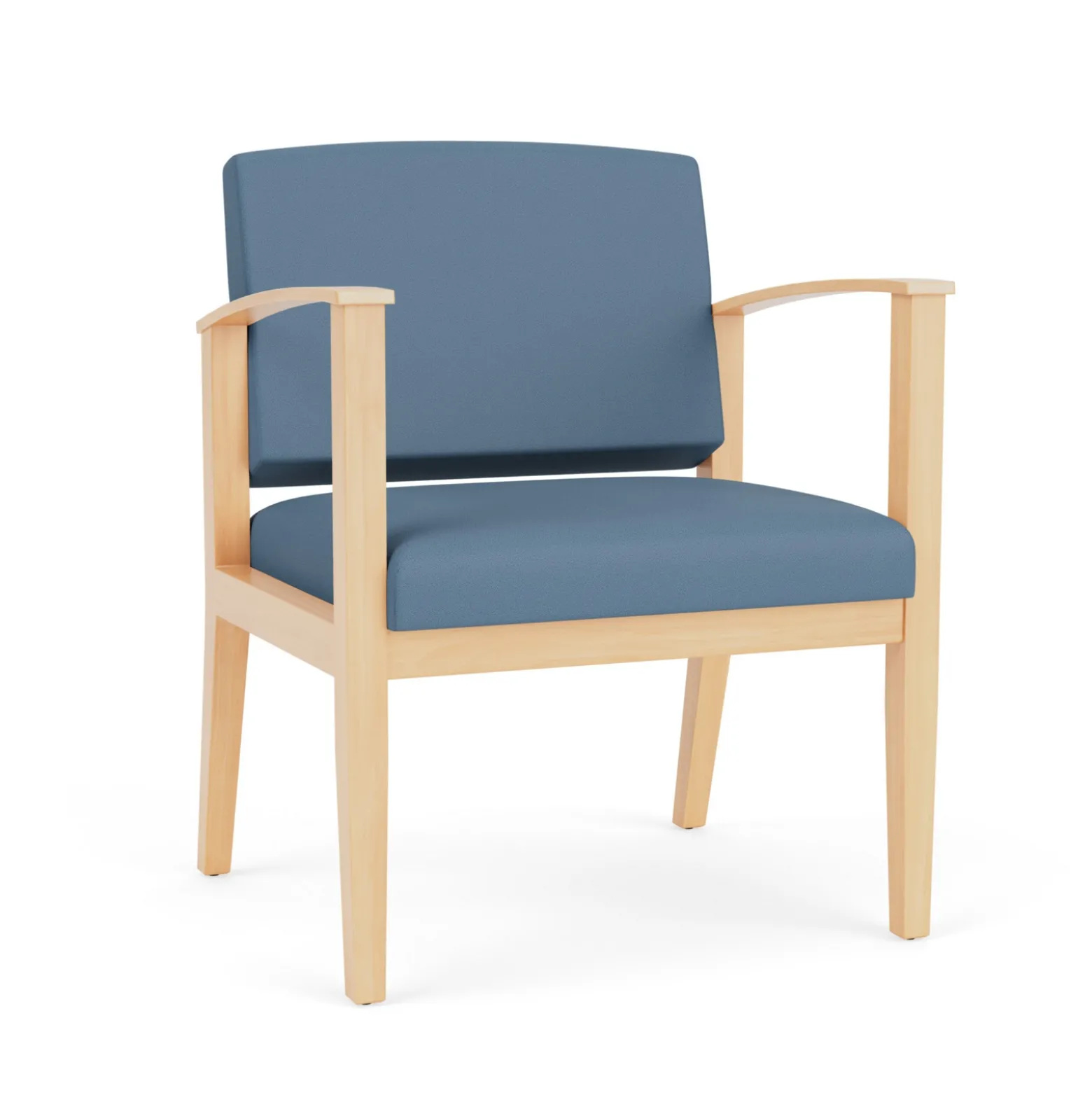 Mason Street Wood Oversized Guest Chair in Standard Upholstery