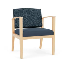 Mason Street Wood Oversized Guest Chair in Standard Upholstery
