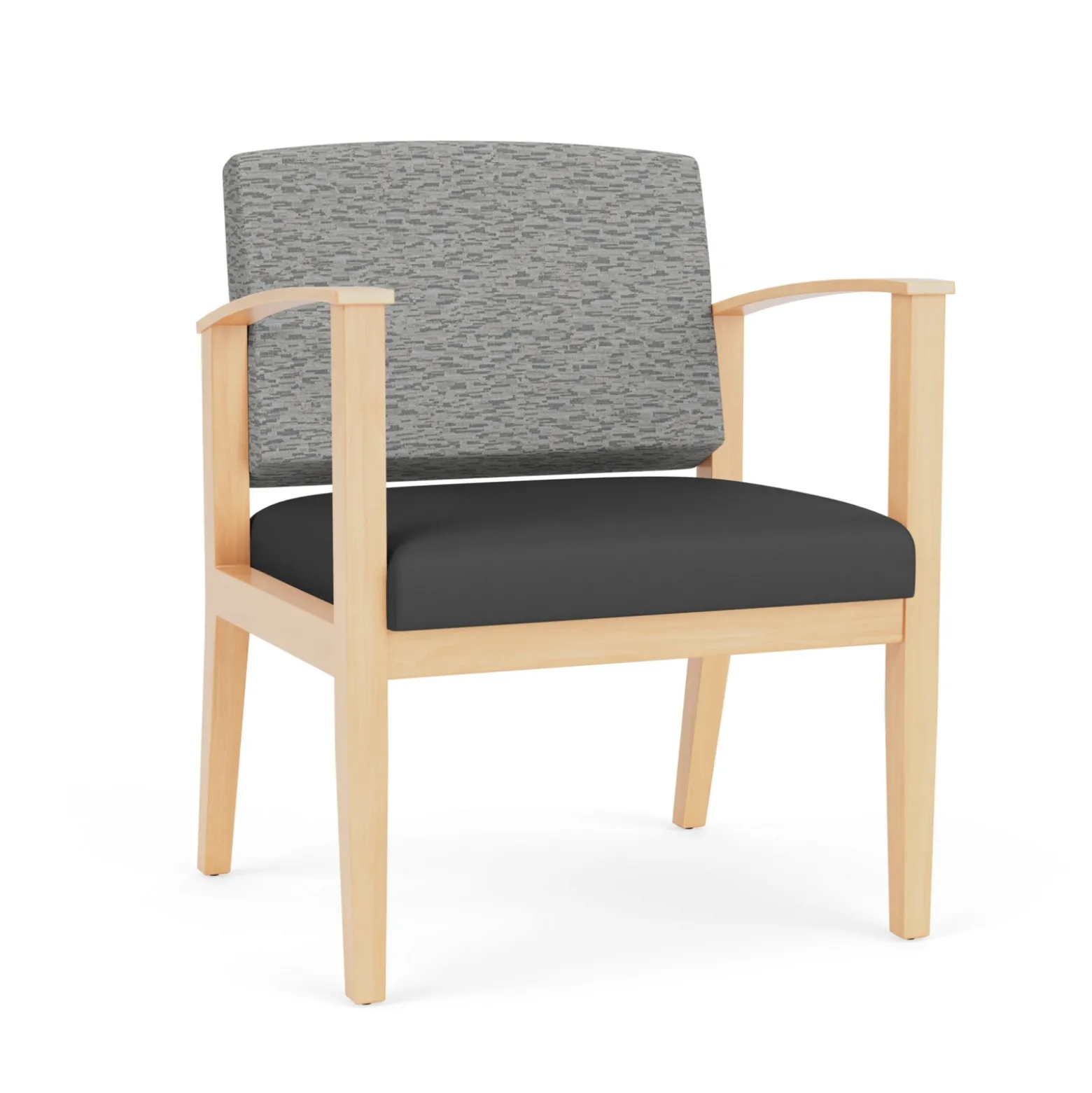 Mason Street Wood Oversized Guest Chair in Standard Upholstery