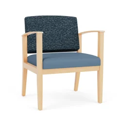 Mason Street Wood Oversized Guest Chair in Standard Upholstery
