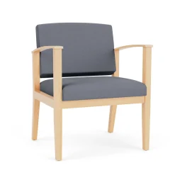 Mason Street Wood Oversized Guest Chair in Standard Upholstery