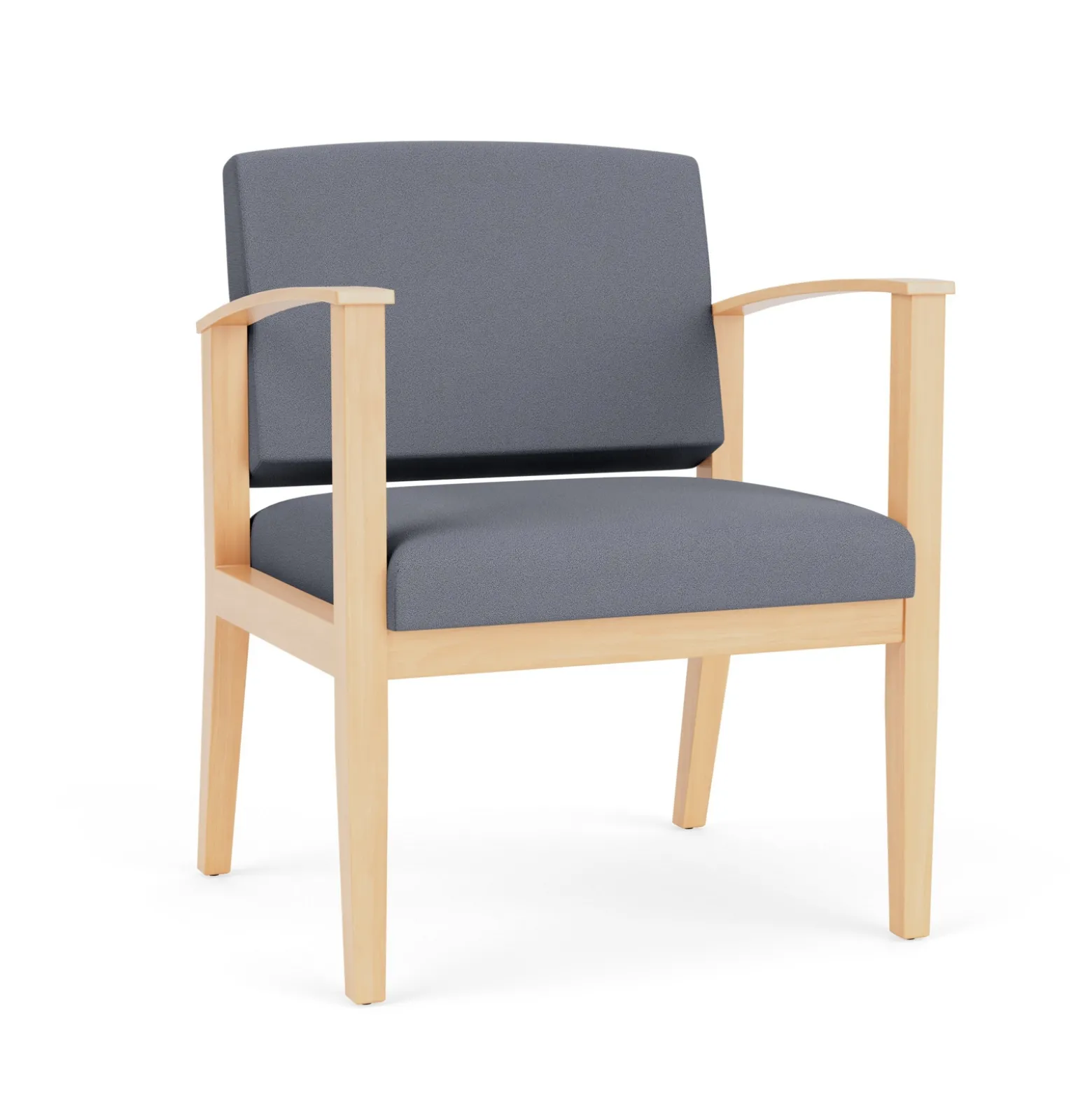 Mason Street Wood Oversized Guest Chair in Standard Upholstery