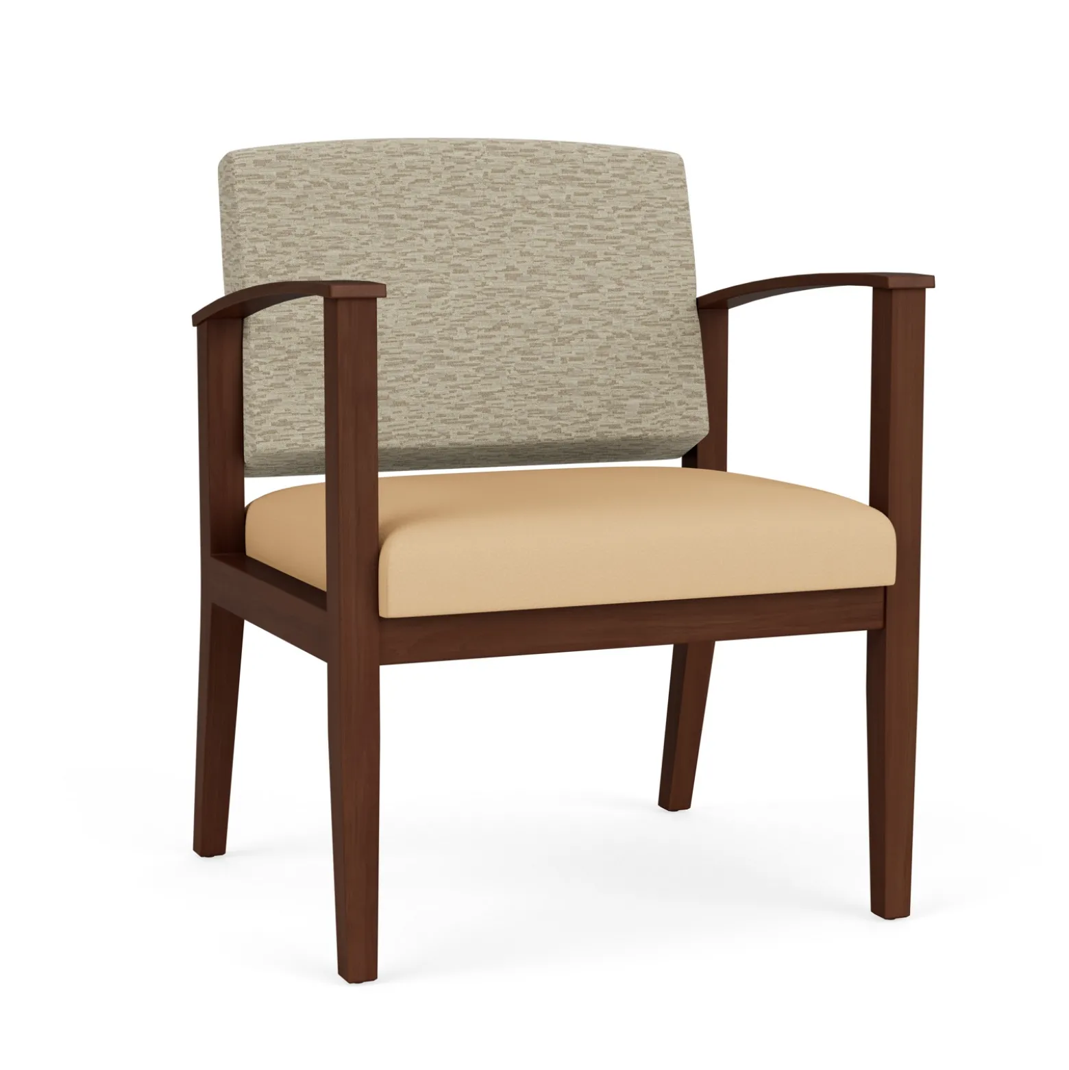 Mason Street Wood Oversized Guest Chair in Standard Upholstery
