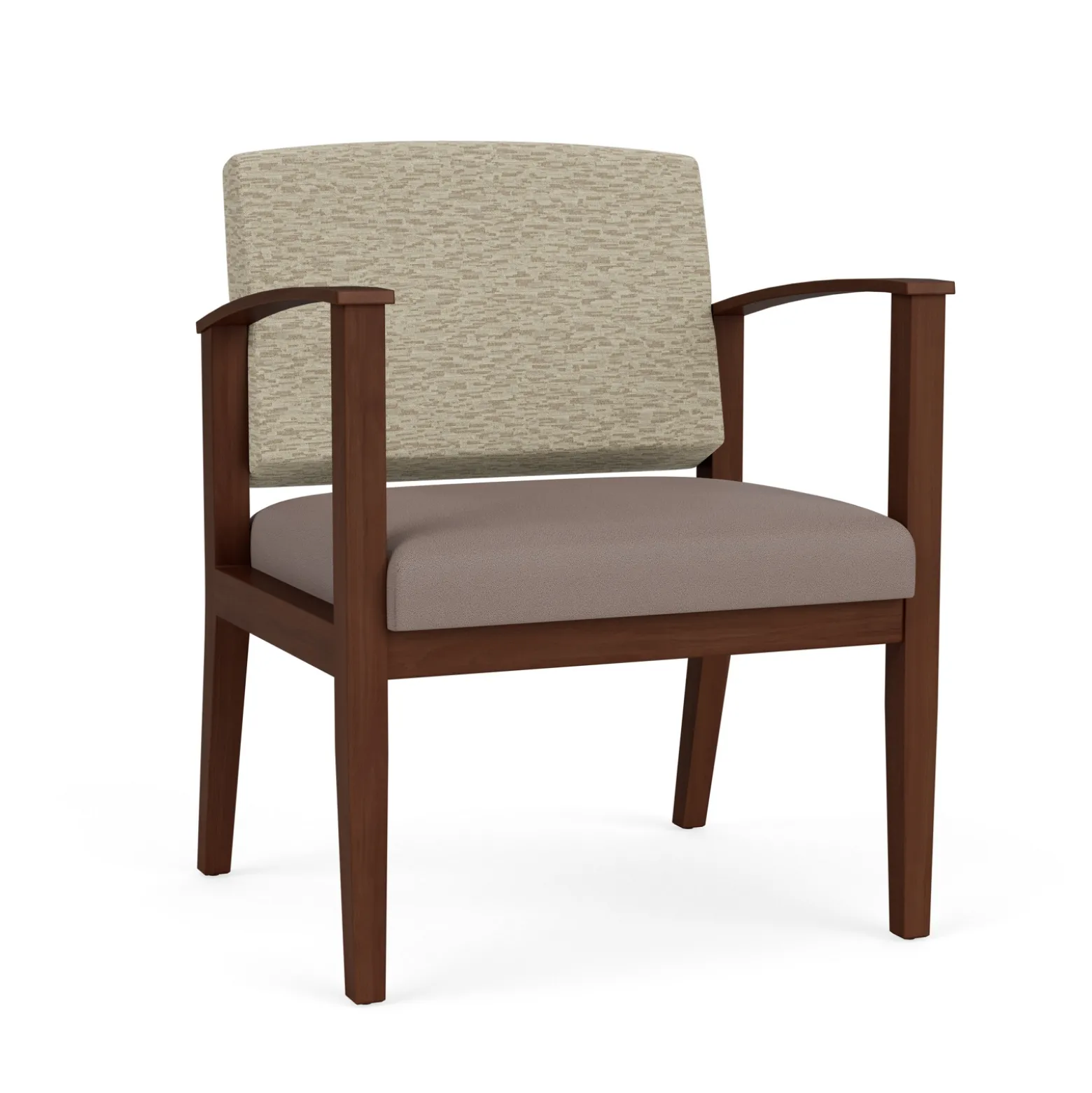 Mason Street Wood Oversized Guest Chair in Standard Upholstery