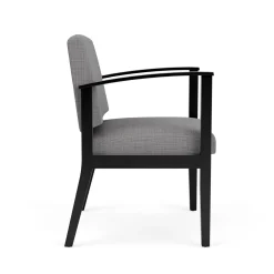 Mason Street Wood Oversized Guest Chair in Premium Upholstery