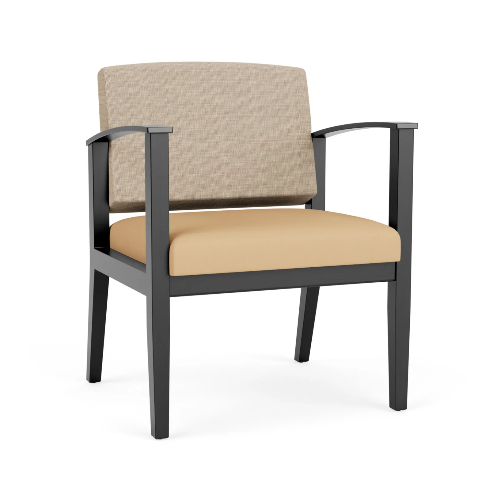 Mason Street Wood Oversized Guest Chair in Premium Upholstery