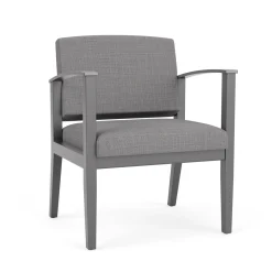 Mason Street Wood Oversized Guest Chair in Premium Upholstery