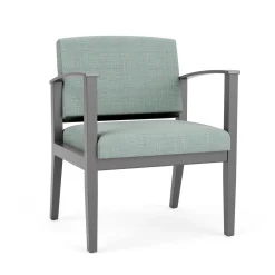 Mason Street Wood Oversized Guest Chair in Premium Upholstery