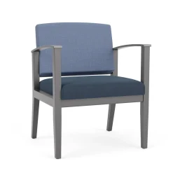 Mason Street Wood Oversized Guest Chair in Premium Upholstery