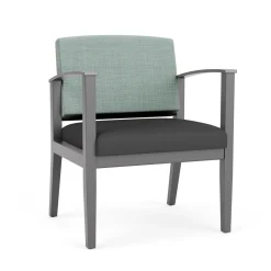 Mason Street Wood Oversized Guest Chair in Premium Upholstery