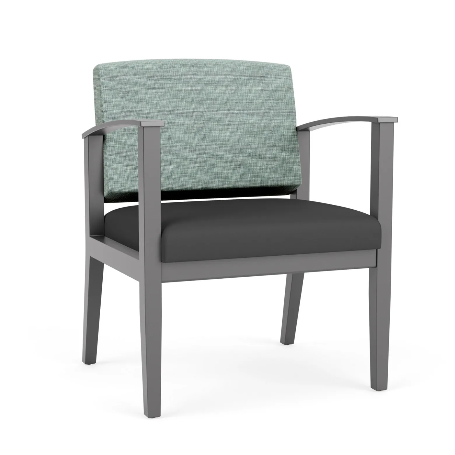 Mason Street Wood Oversized Guest Chair in Premium Upholstery