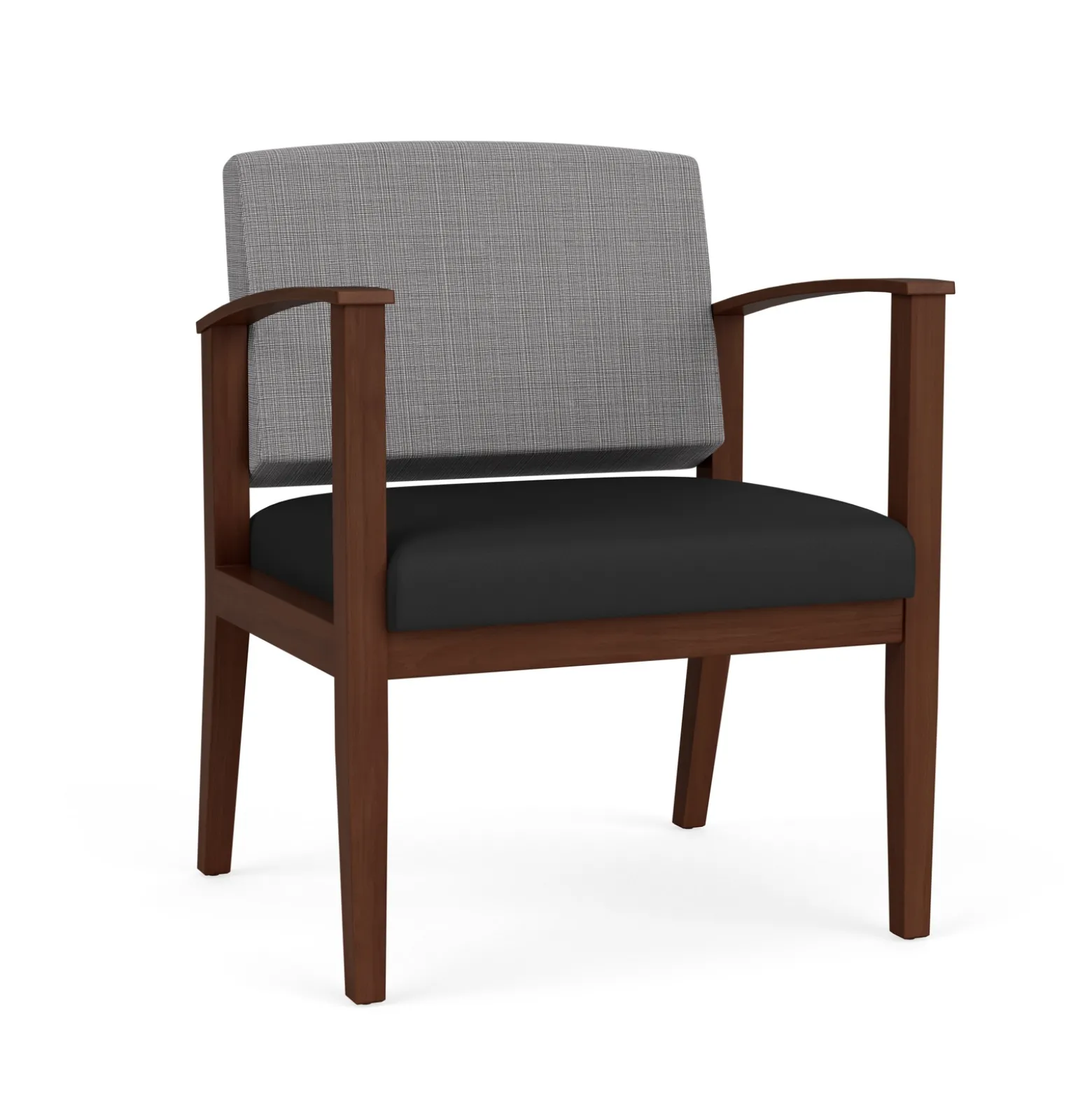 Mason Street Wood Oversized Guest Chair in Premium Upholstery