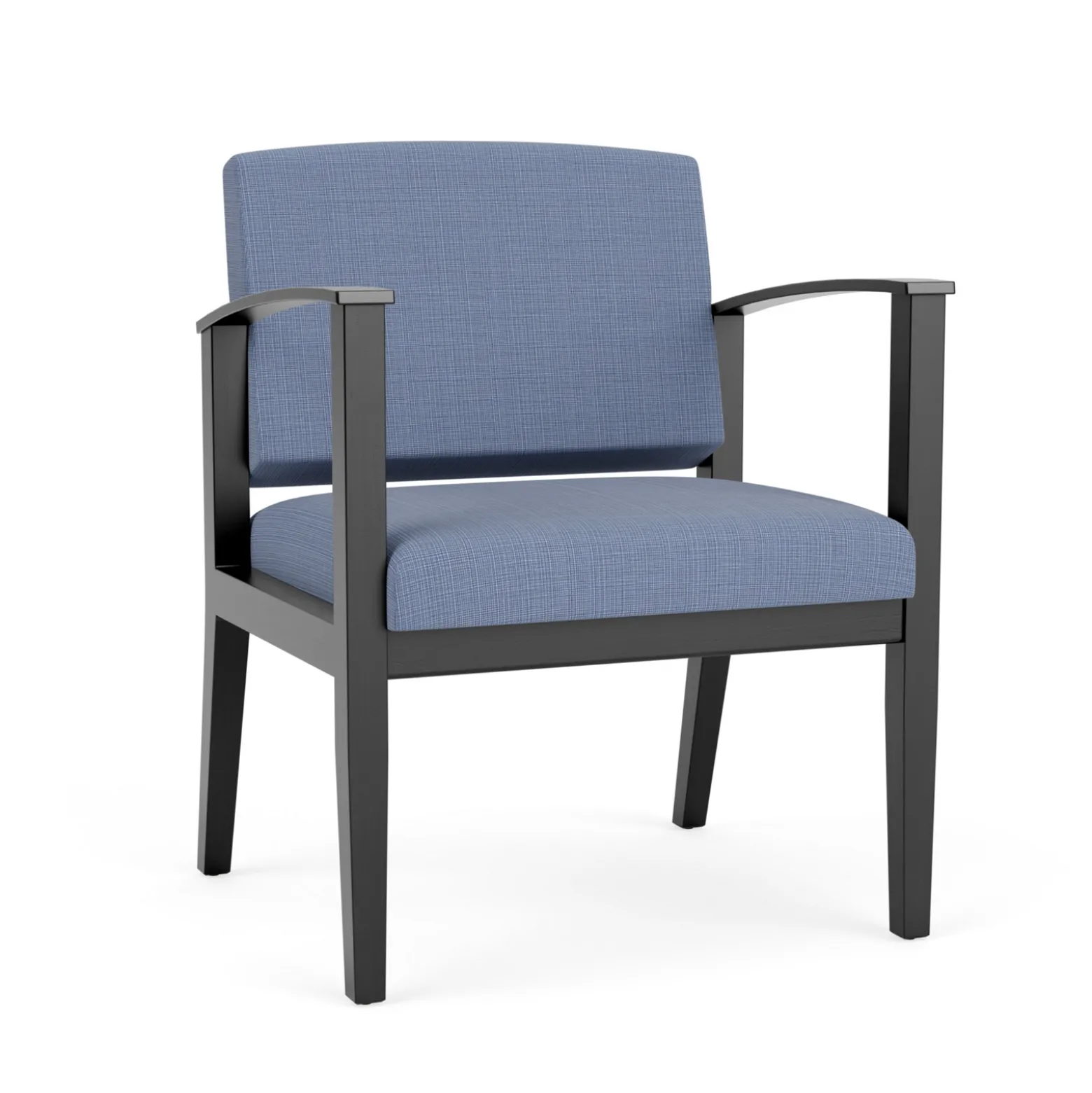 Mason Street Wood Oversized Guest Chair in Premium Upholstery