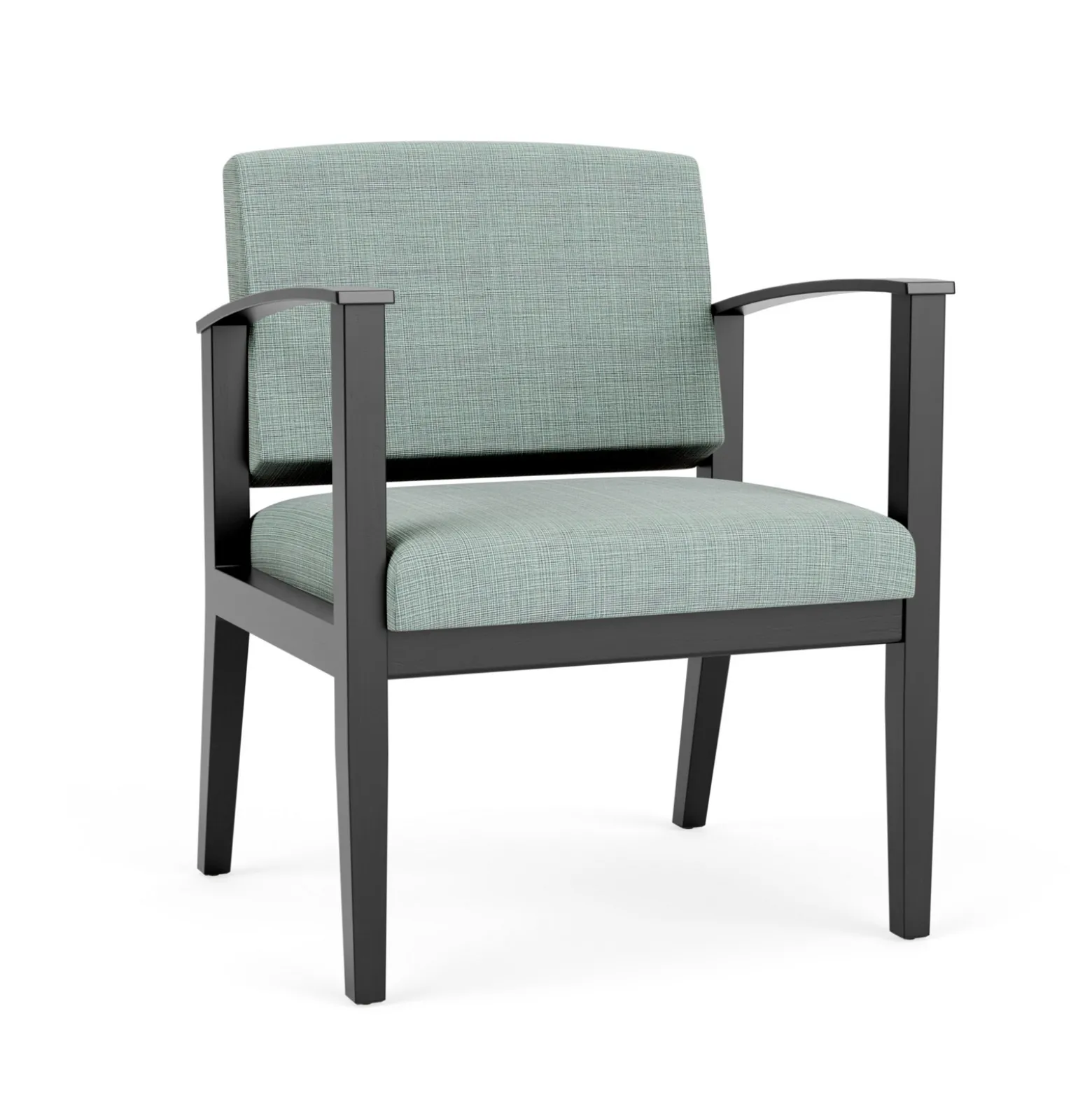 Mason Street Wood Oversized Guest Chair in Premium Upholstery