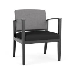 Mason Street Wood Oversized Guest Chair in Premium Upholstery