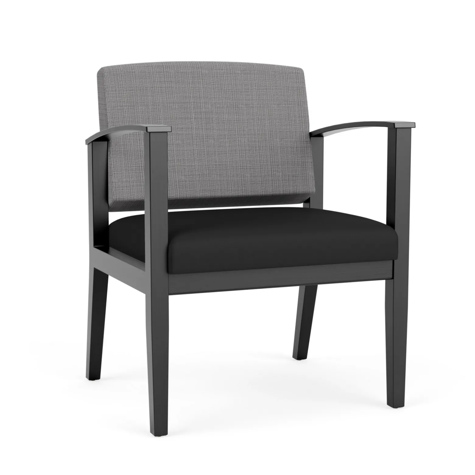 Mason Street Wood Oversized Guest Chair in Premium Upholstery