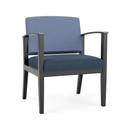 Mason Street Wood Oversized Guest Chair in Premium Upholstery