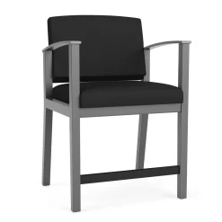 Mason Street Wood Oversized Hip Chair in Standard Upholstery