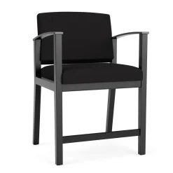 Mason Street Wood Oversized Hip Chair in Standard Upholstery