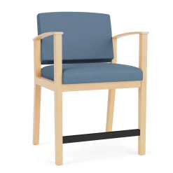 Mason Street Wood Oversized Hip Chair in Standard Upholstery