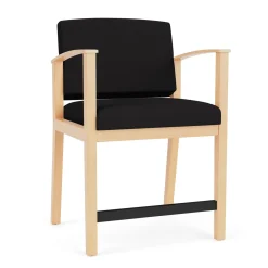 Mason Street Wood Oversized Hip Chair in Standard Upholstery
